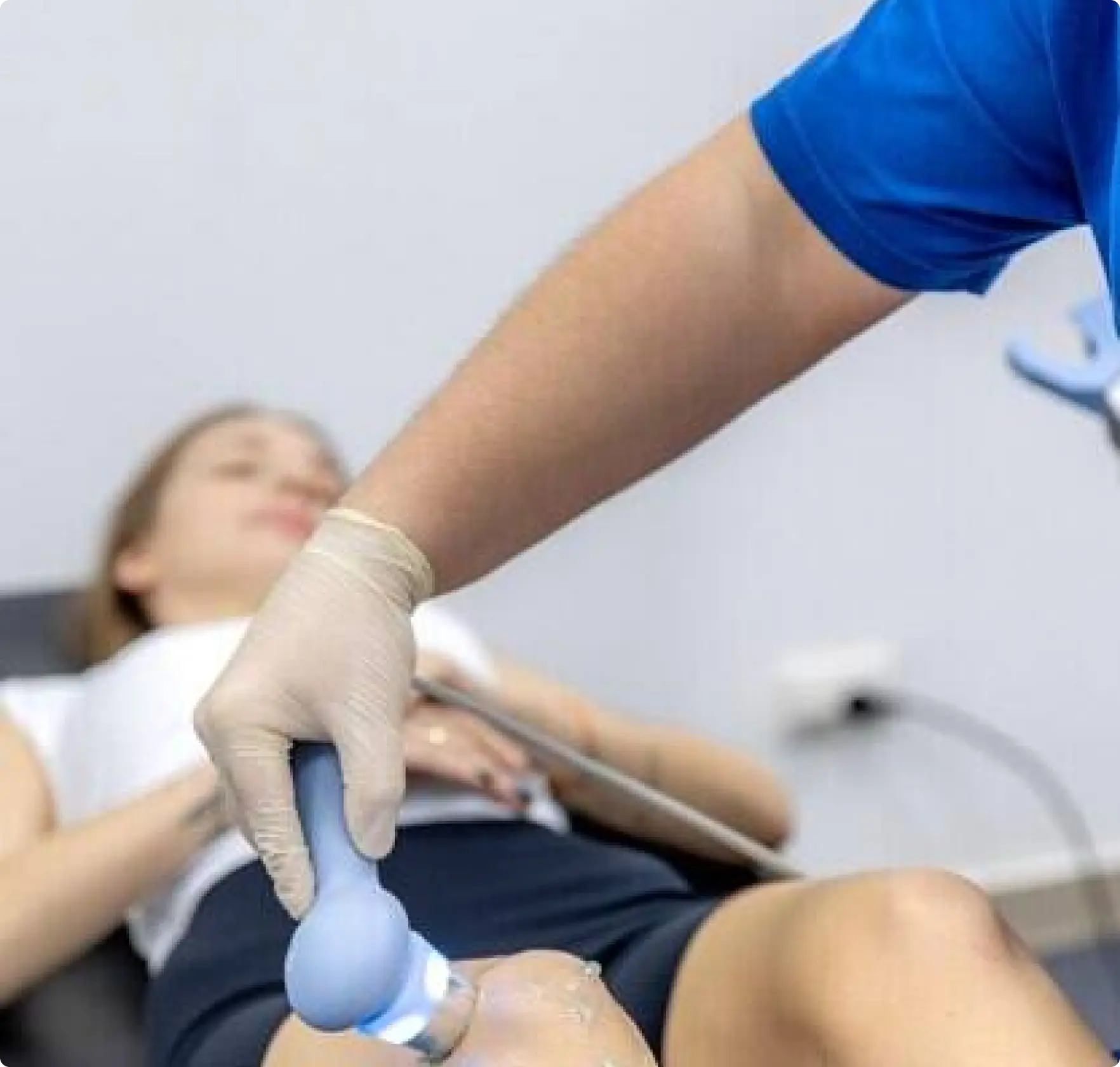 stock magnific knee ultrasound therapy